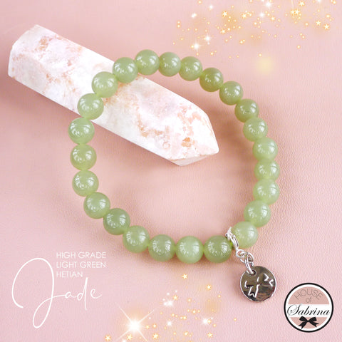 HIGH GRADE LIGHT GREEN HETIAN JADE