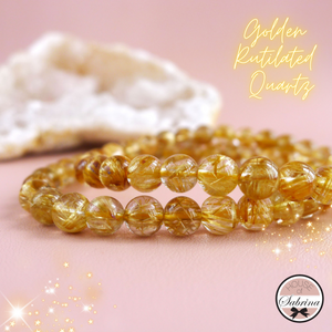 Gem Grade Golden Rutilated Quartz (6mm)