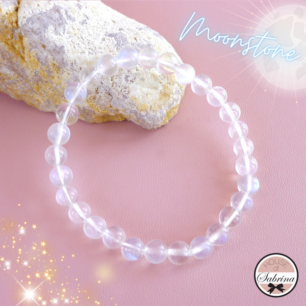 GEM GRADE MOONSTONE GEMSTONE BRACELET