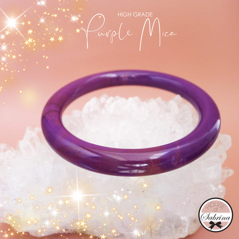 PURPLE MICA BANGLE (COMFORT FIT)
