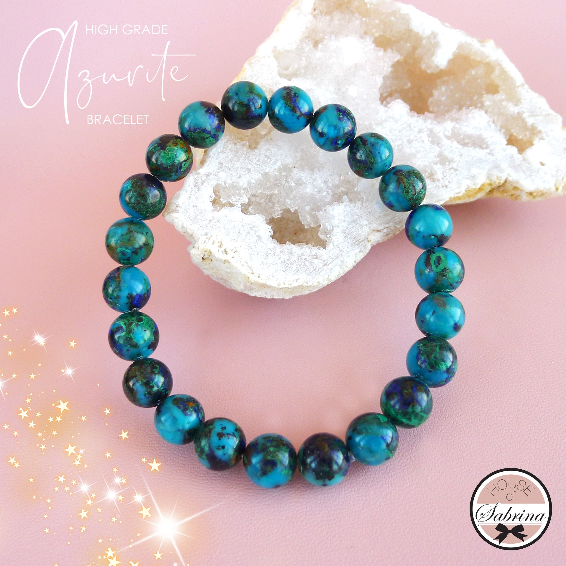 HIGH GRADE AZURITE BRACELET