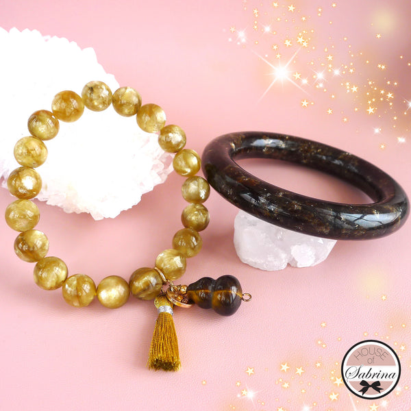 BLACK GOLDEN MICA SET