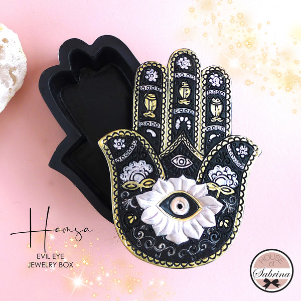 HAMSA EVIL EYE JEWELRY BOX