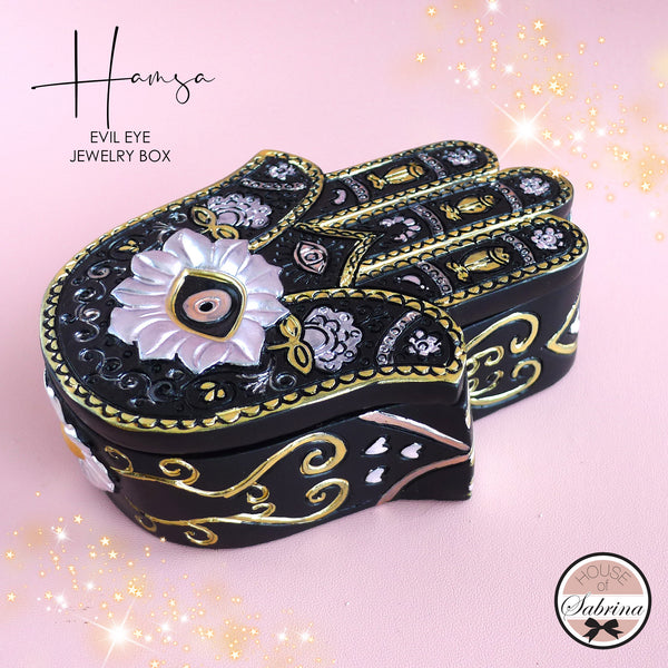 HAMSA EVIL EYE JEWELRY BOX
