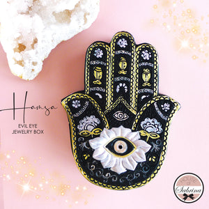 HAMSA EVIL EYE JEWELRY BOX