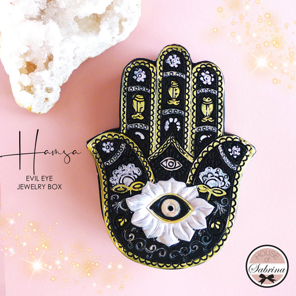 HAMSA EVIL EYE JEWELRY BOX