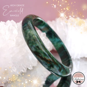 HIGH GRADE EMERALD BANGLE