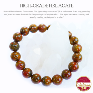 High Grade Fire Agate