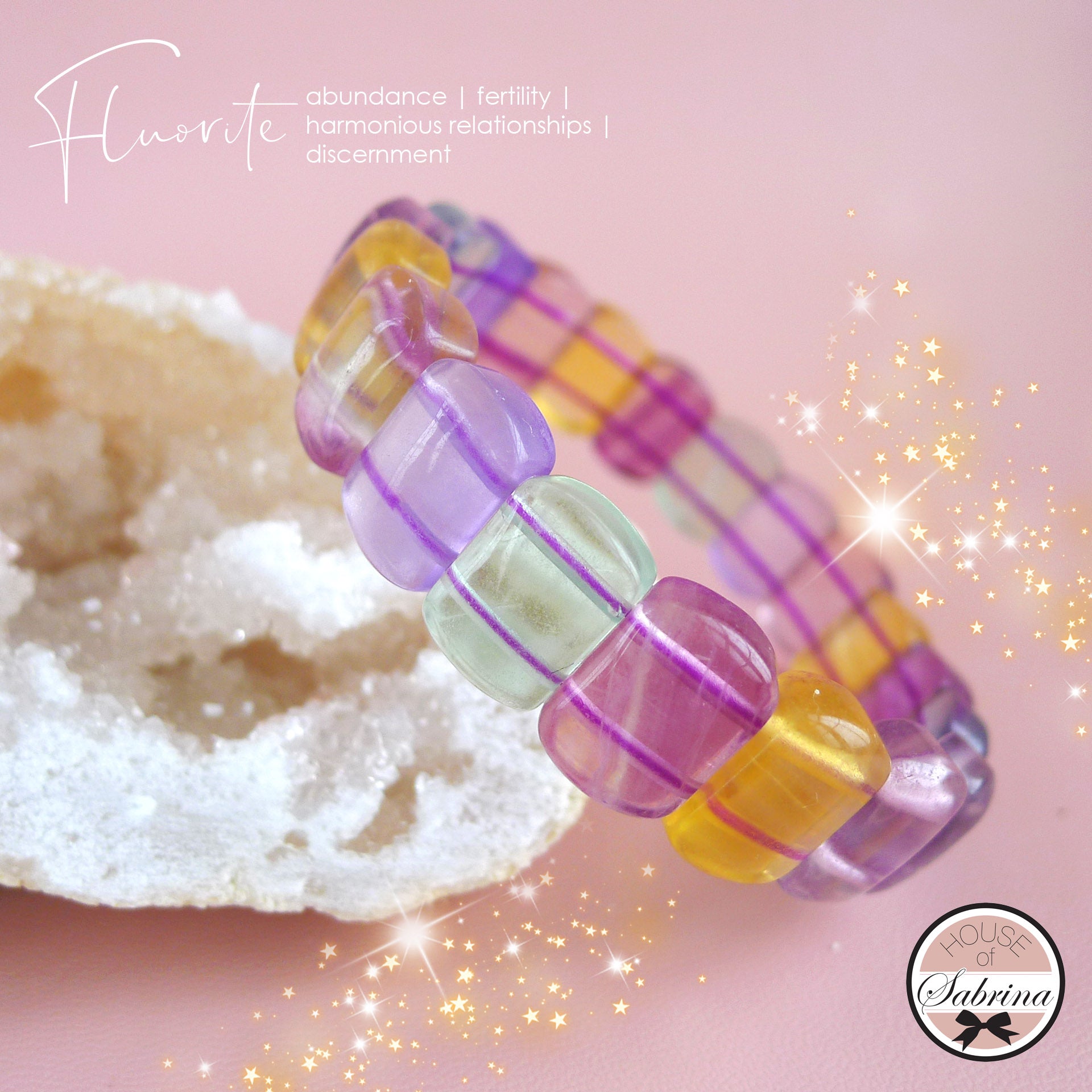 HIGH GRADE COLOURFUL FLUORITE SOFT BANGLE