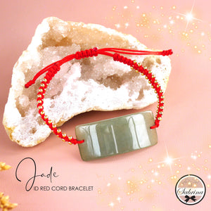 JADE ID RED CORD BRACELET 2
