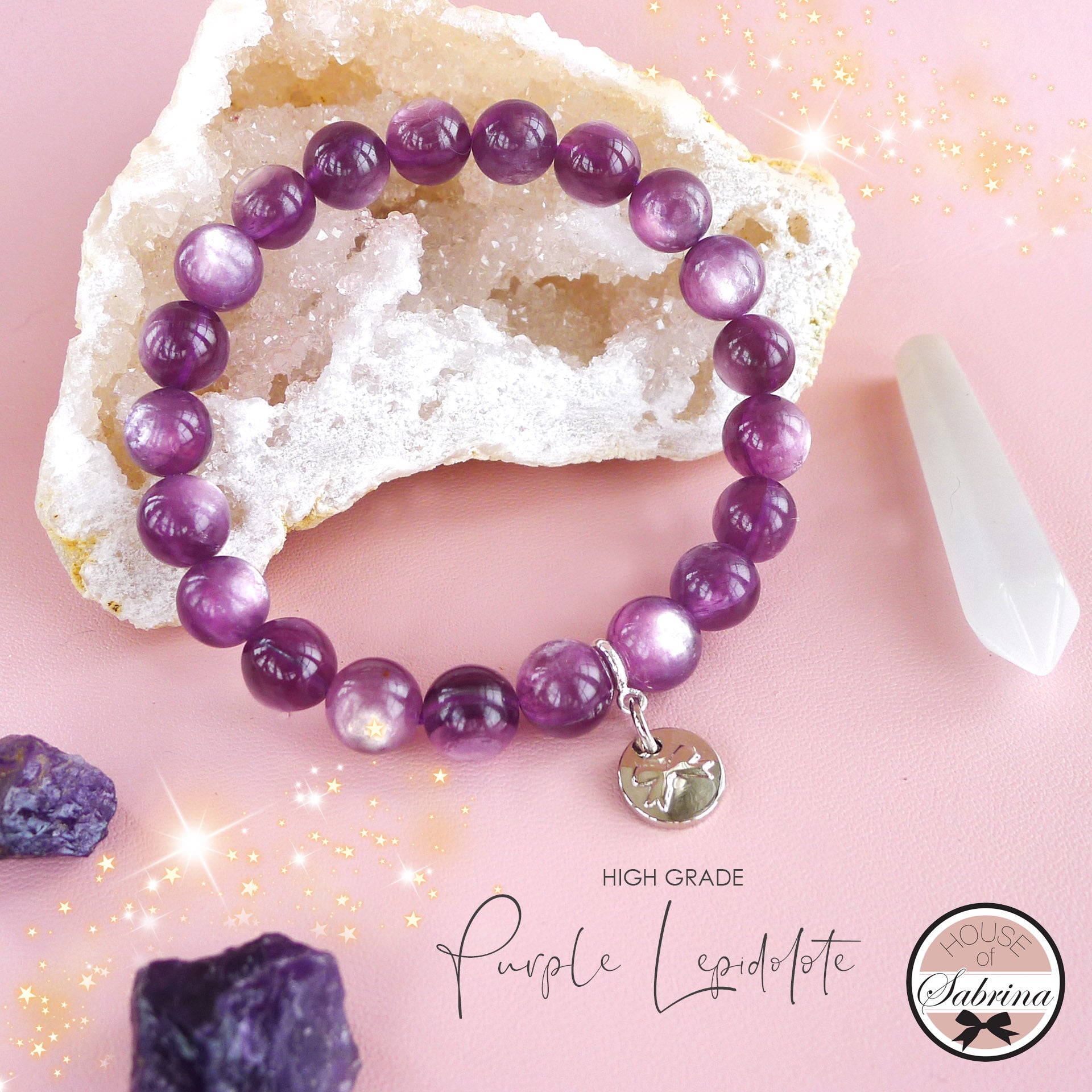 HIGH GRADE PURPLE LEPIDOLITE