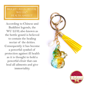 Bright Liu Li Crytal Wu Luo Health and Longevity Amulet