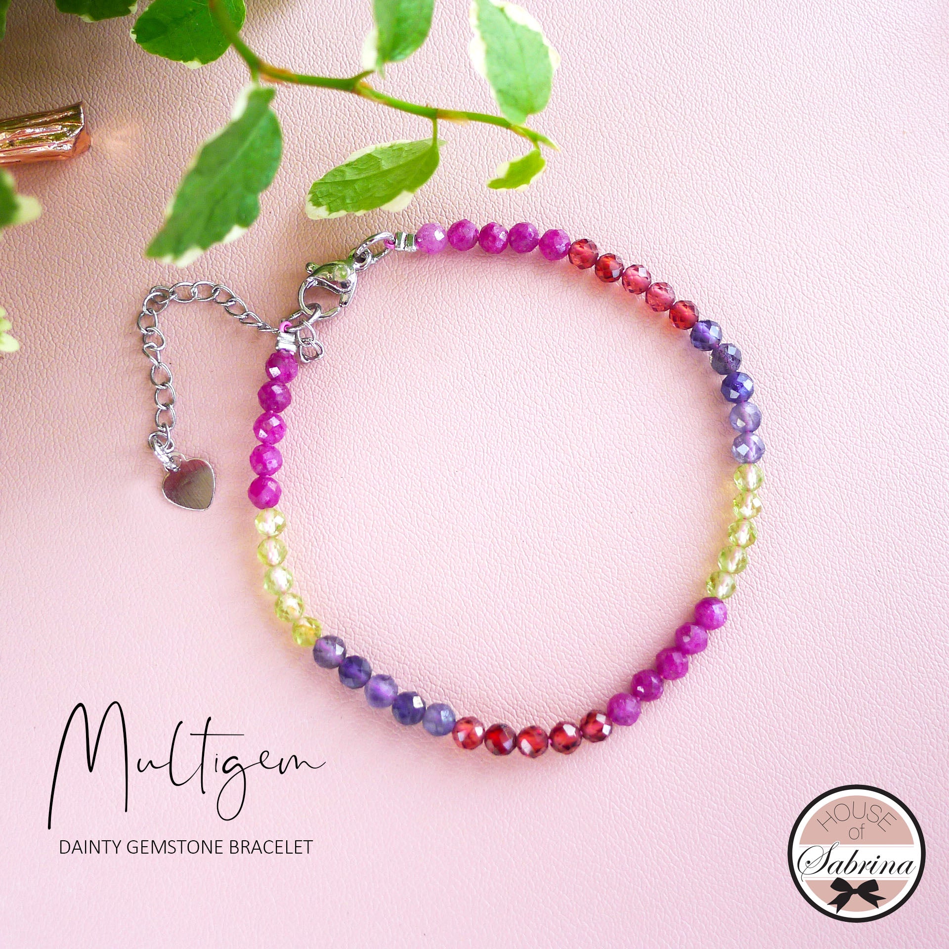 DAINTY MULTIGEM  BRACELET