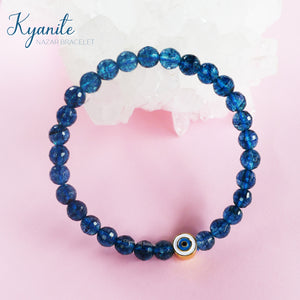 NAZAR (EVIL EYE PROTECTION) KYANITE BRACELET