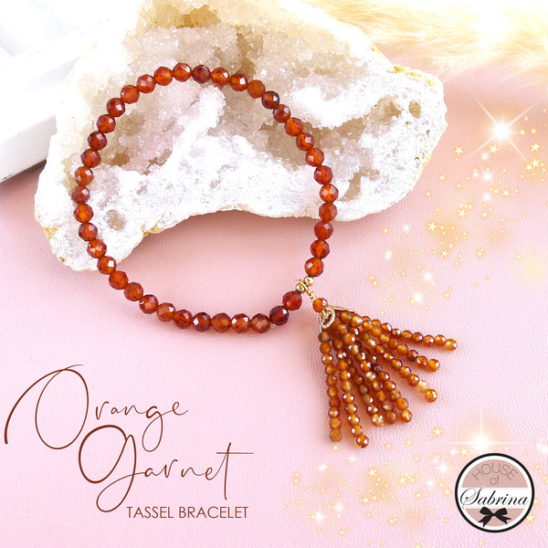SPESSARTINE ORANGE GARNET GEMSTONE SET