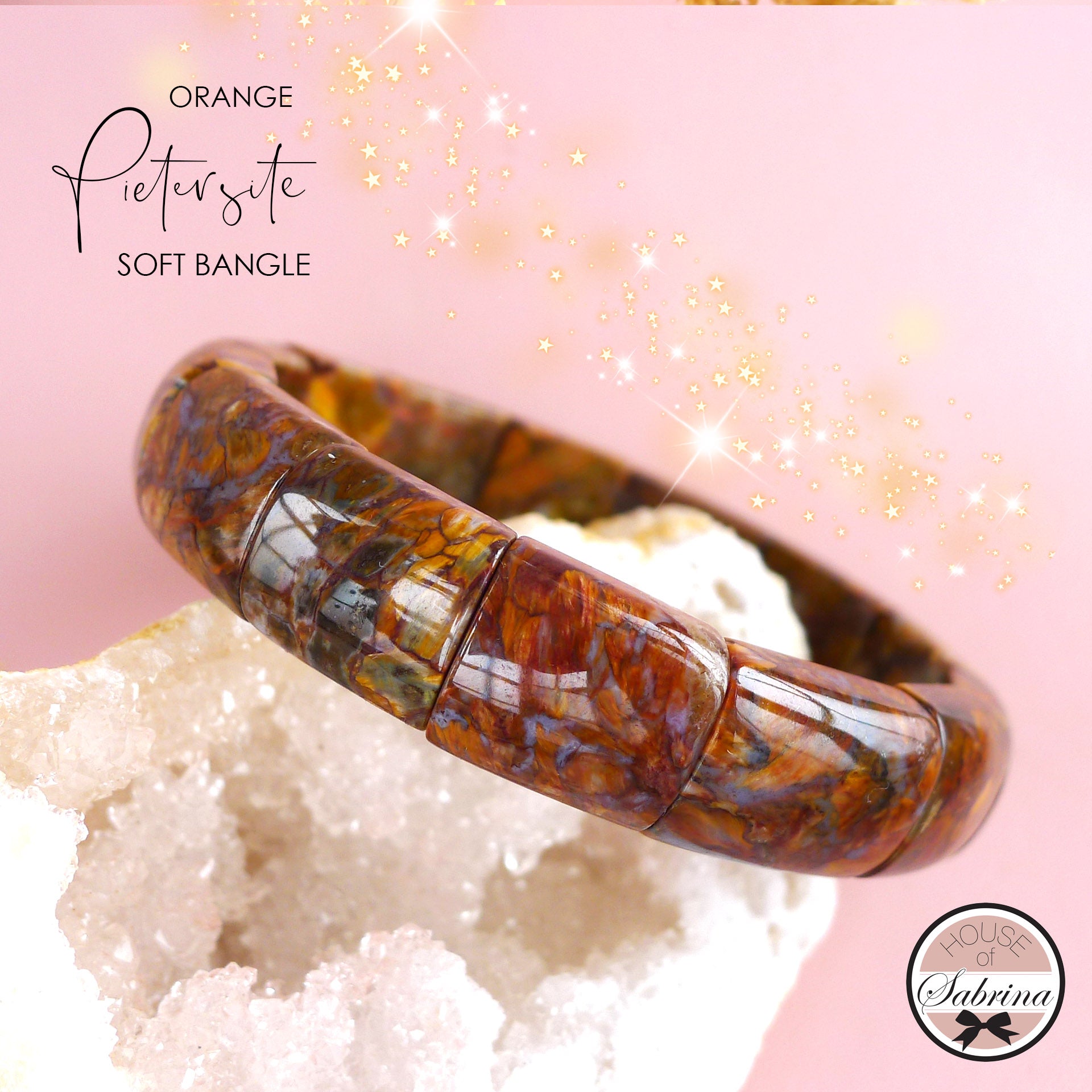 PIETERSITE SOFT BANGLE (OCEAN SUNSET)
