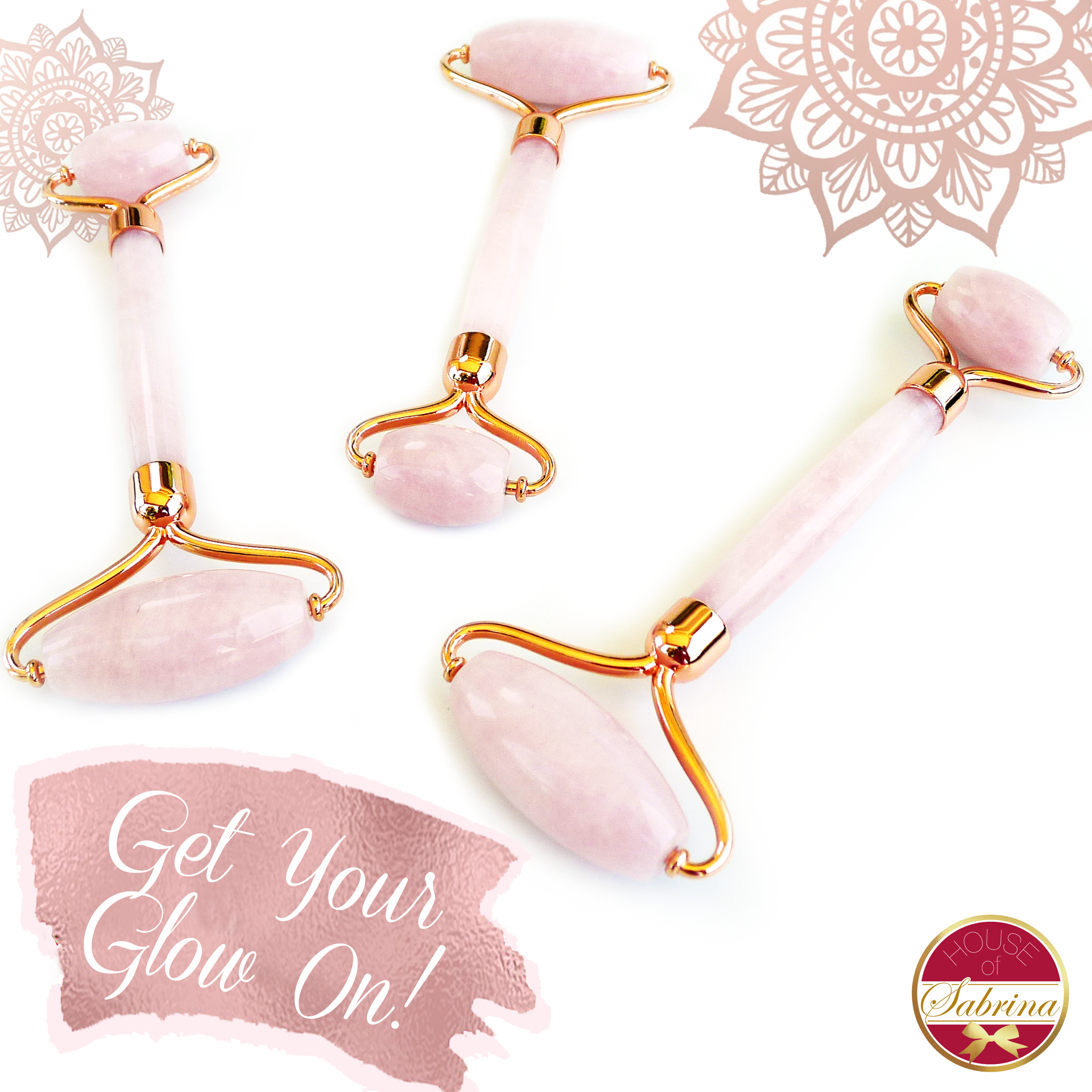 Madagascan Rose Quartz Face Roller