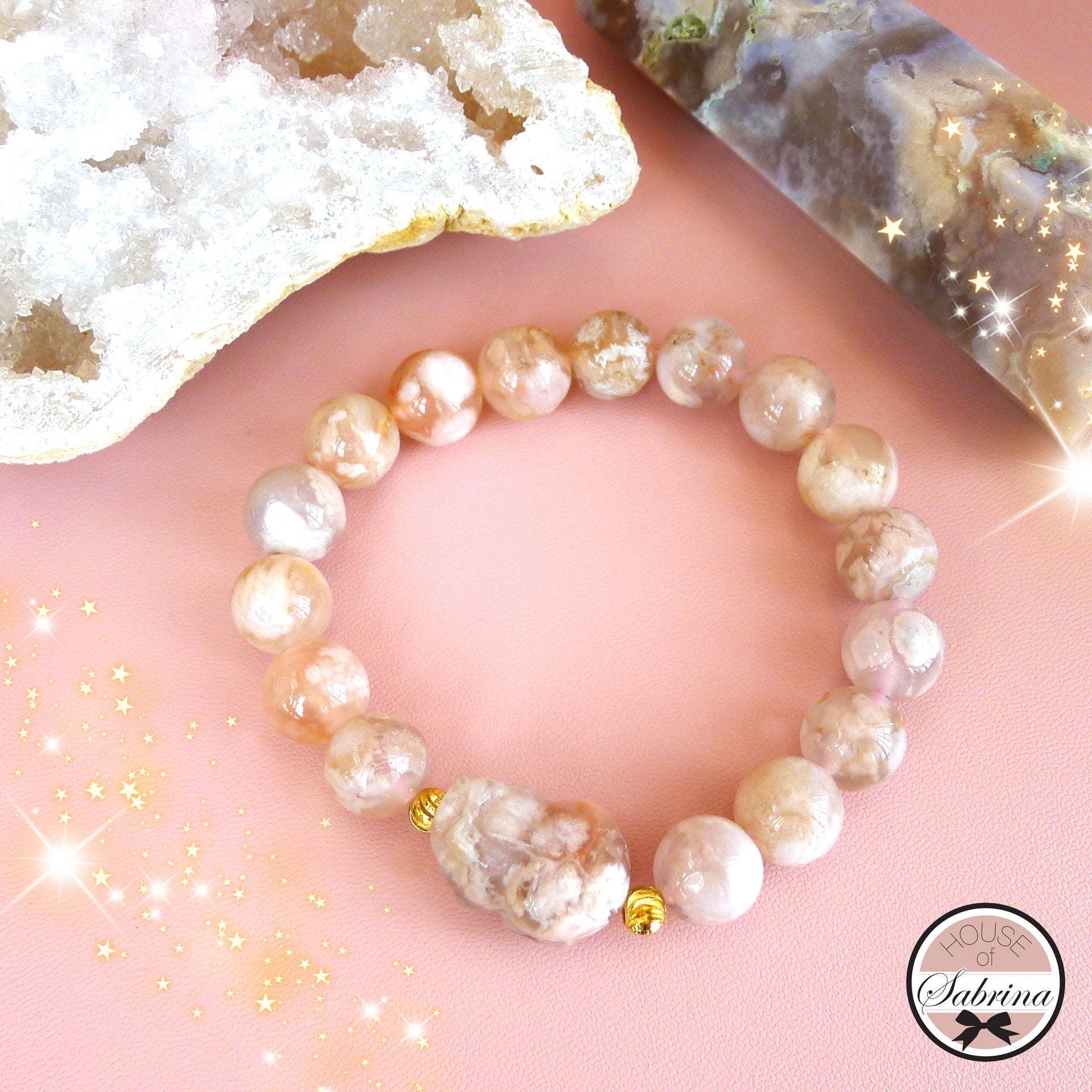 HIGH GRADE SAKURA AGATE COTTON FIELD SET