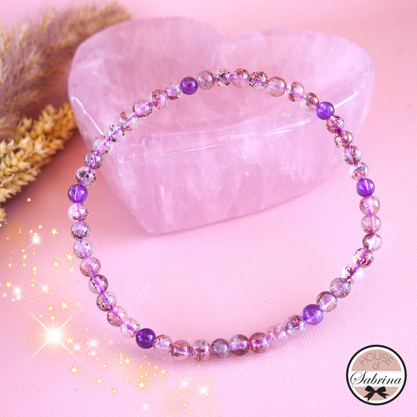 DAINTY SUPER SEVEN GEMSTONE BRACELET SET