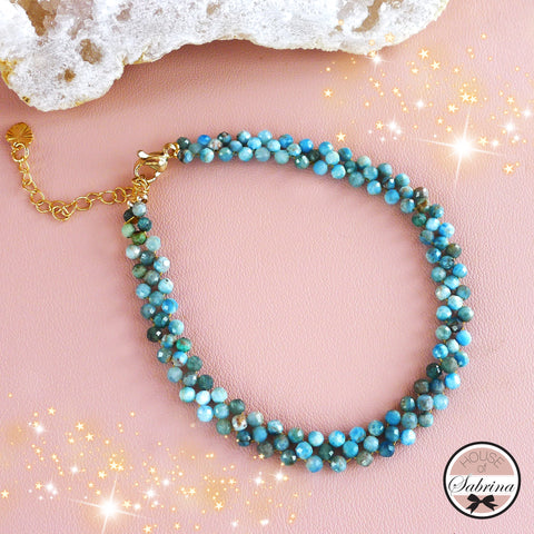 TURQUOISE INTERLACED BRACELET