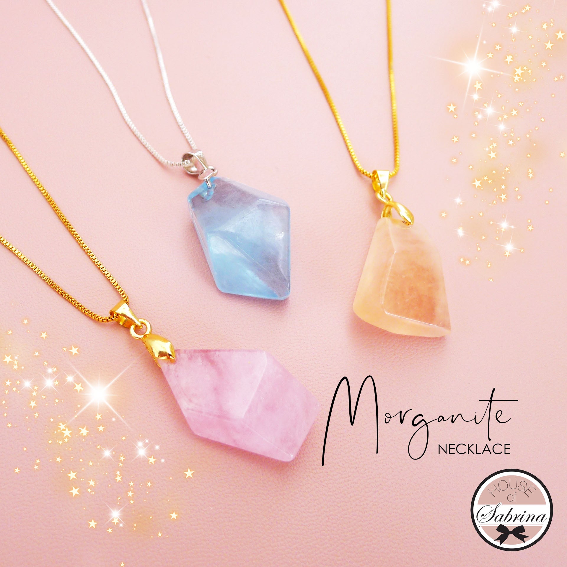 MORGANITE NECKLACE